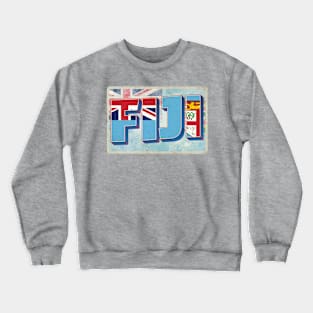 Fiji vintage style retro souvenir Crewneck Sweatshirt